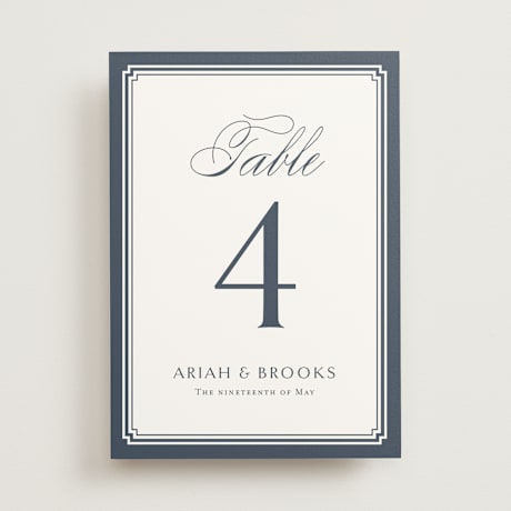 Table Numbers
