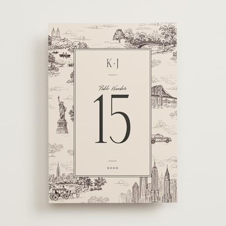 Table Numbers