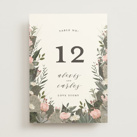 Table Numbers