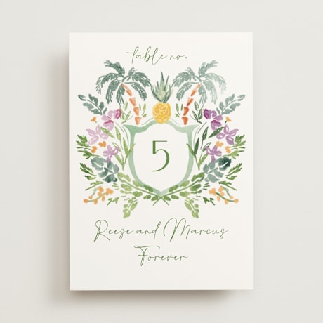 Table Numbers
