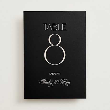 Table Numbers