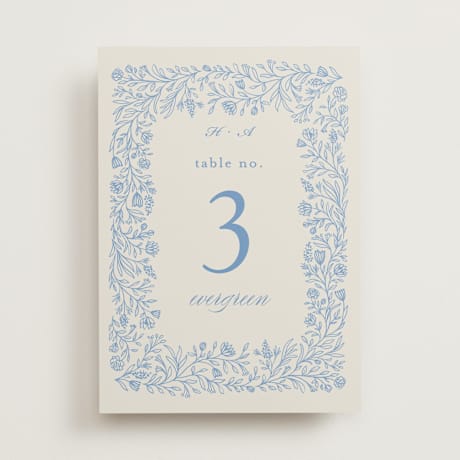 Table Numbers
