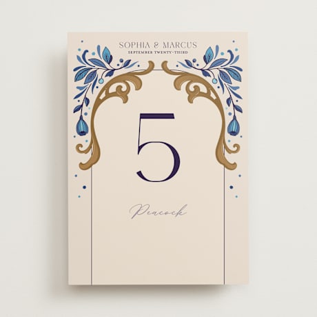 Table Numbers