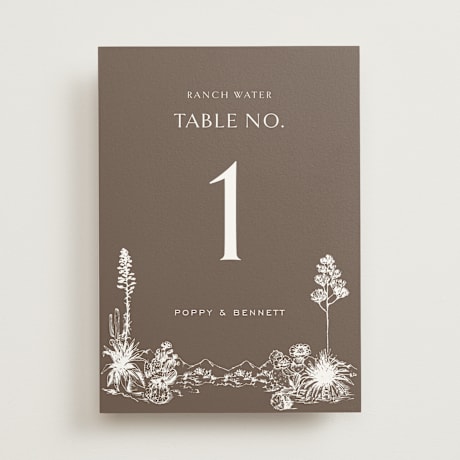 Table Numbers