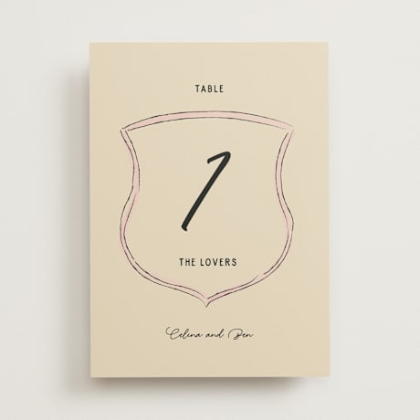 Table Numbers