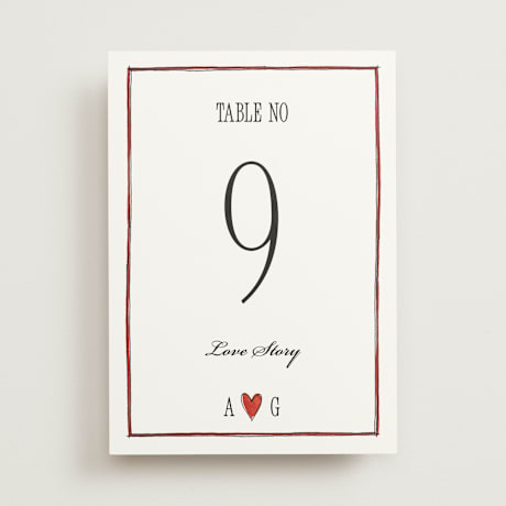 Table Numbers