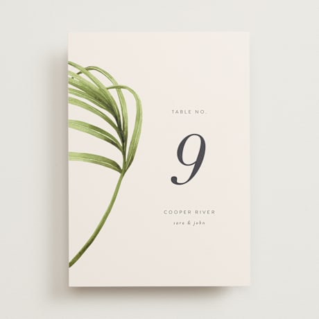 Table Numbers