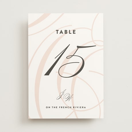 Table Numbers