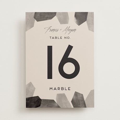 Table Numbers