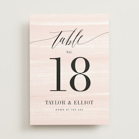 Table Numbers