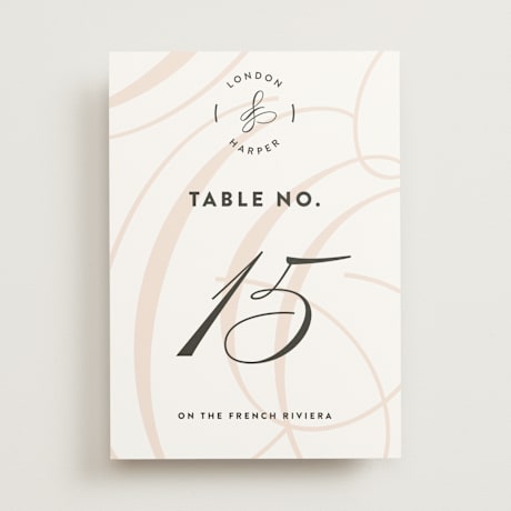 Table Numbers