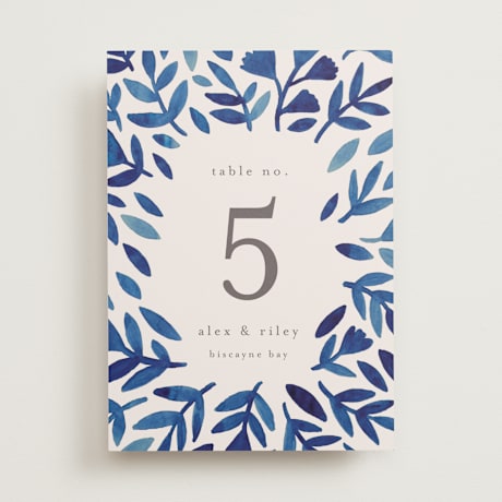 Table Numbers