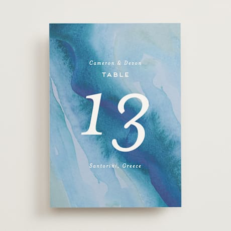 Table Numbers