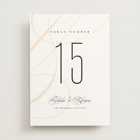 Table Numbers