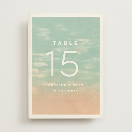 Table Numbers