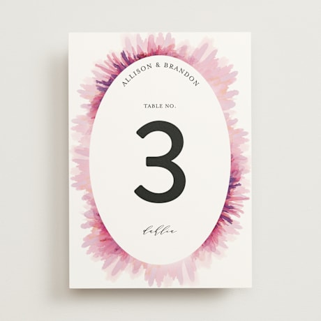 Table Numbers