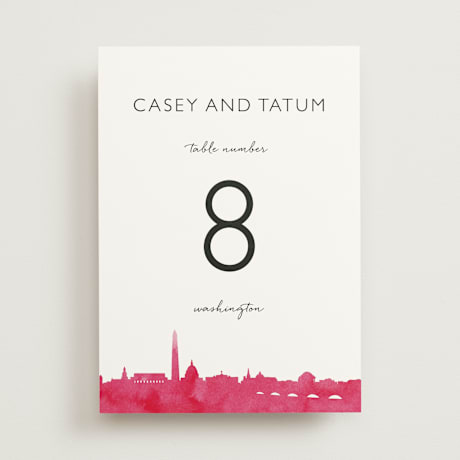 Table Numbers