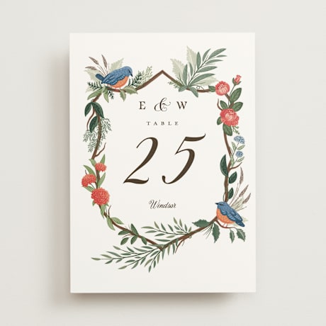 Table Numbers