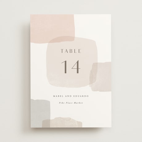 Table Numbers