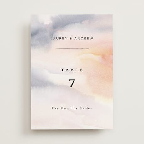 Table Numbers