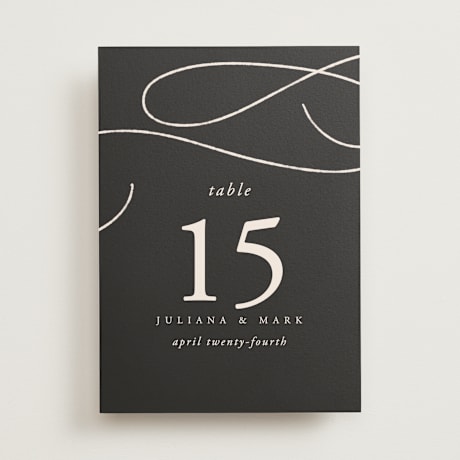Table Numbers