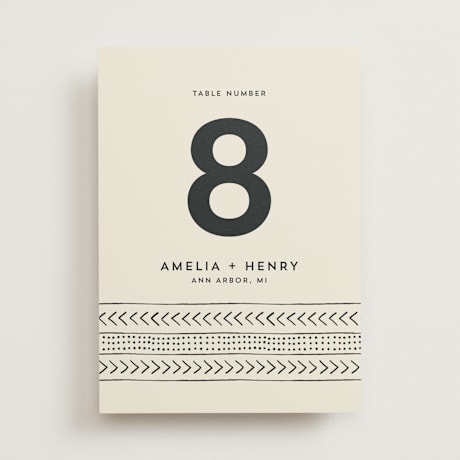 Table Numbers