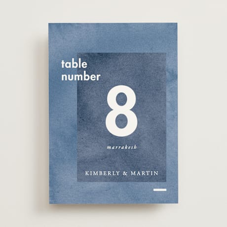 Table Numbers