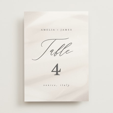 Table Numbers