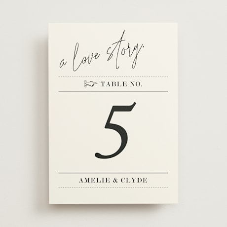 Table Numbers