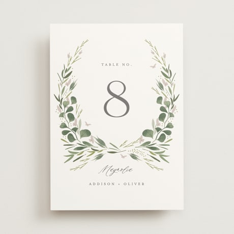 Table Numbers