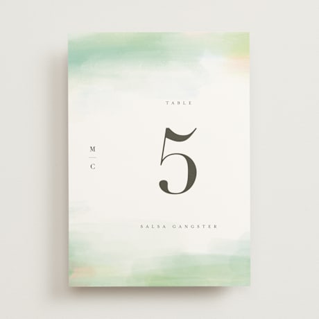 Table Numbers