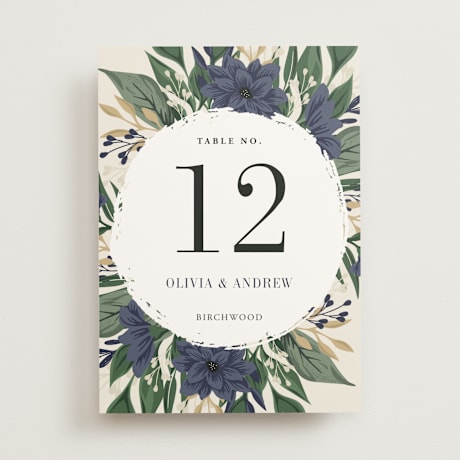 Table Numbers
