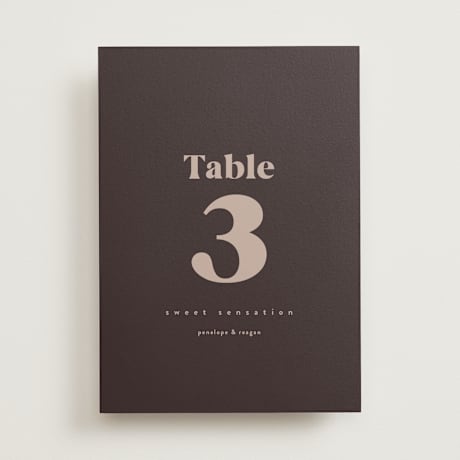 Table Numbers