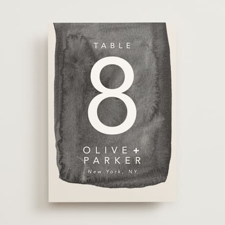 Table Numbers