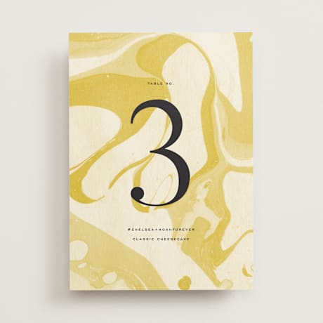 Table Numbers