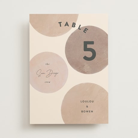Table Numbers