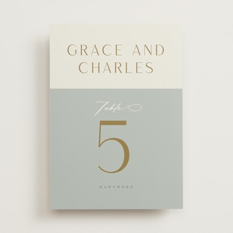 Table Numbers