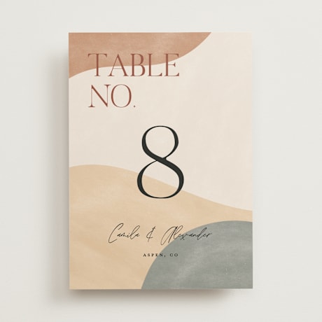 Table Numbers