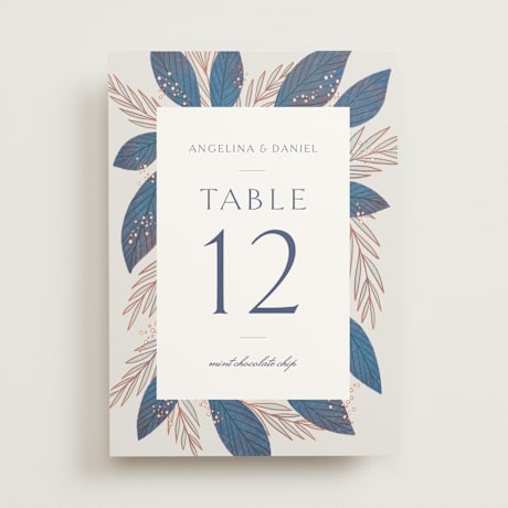 Table Numbers