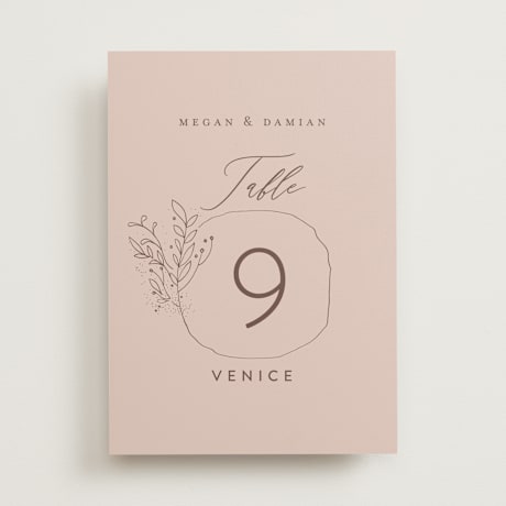 Table Numbers
