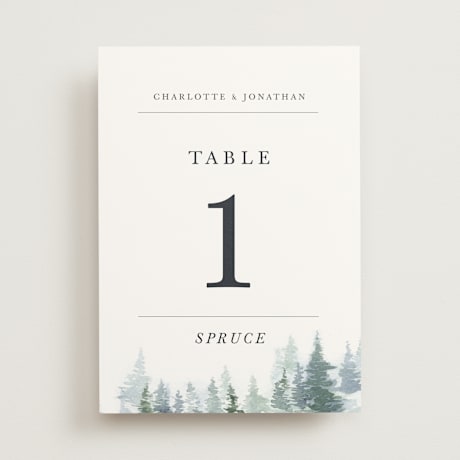 Table Numbers
