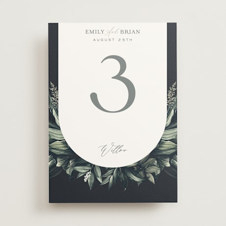 Table Numbers