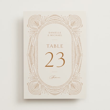 Table Numbers