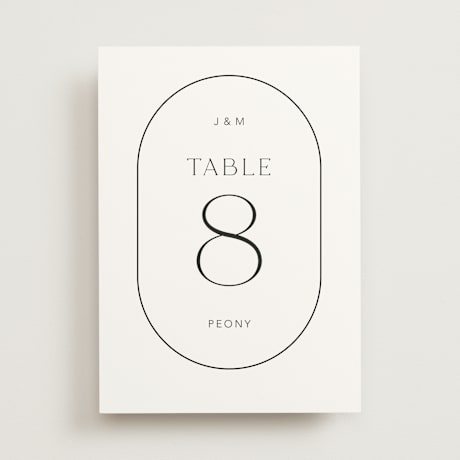 Table Numbers