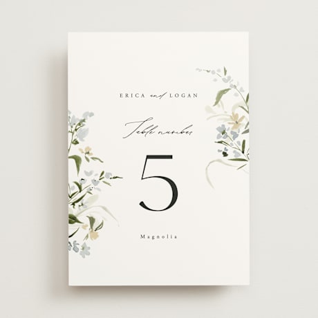 Table Numbers