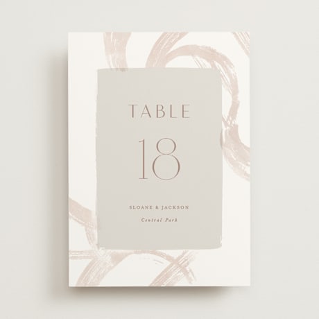 Table Numbers