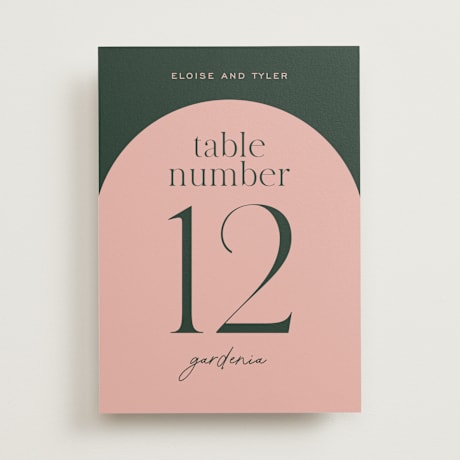 Table Numbers