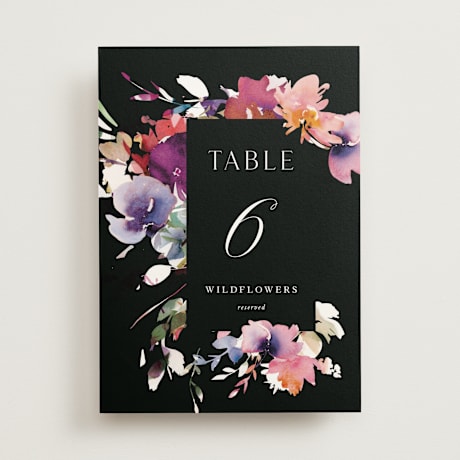 Table Numbers