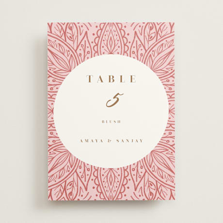 Table Numbers