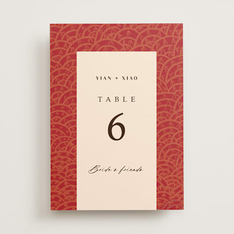 Table Numbers